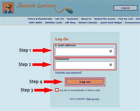 jacquie lawson log in|lawson sign in.